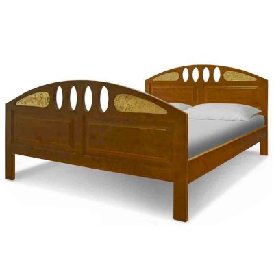 Кровать Флоренция с резьбой (шале)
